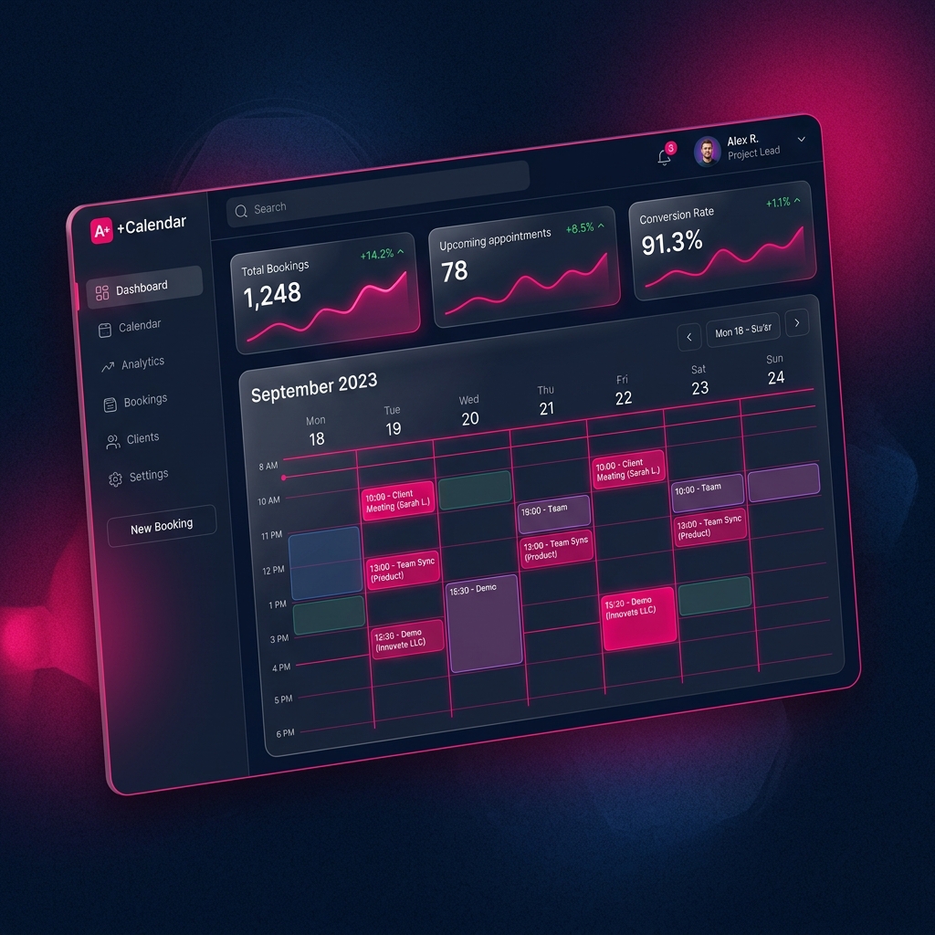 Agendify Dashboard Mockup Premium